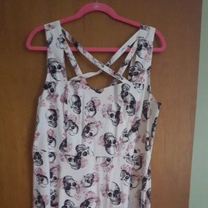 Torrid vintage skull dress